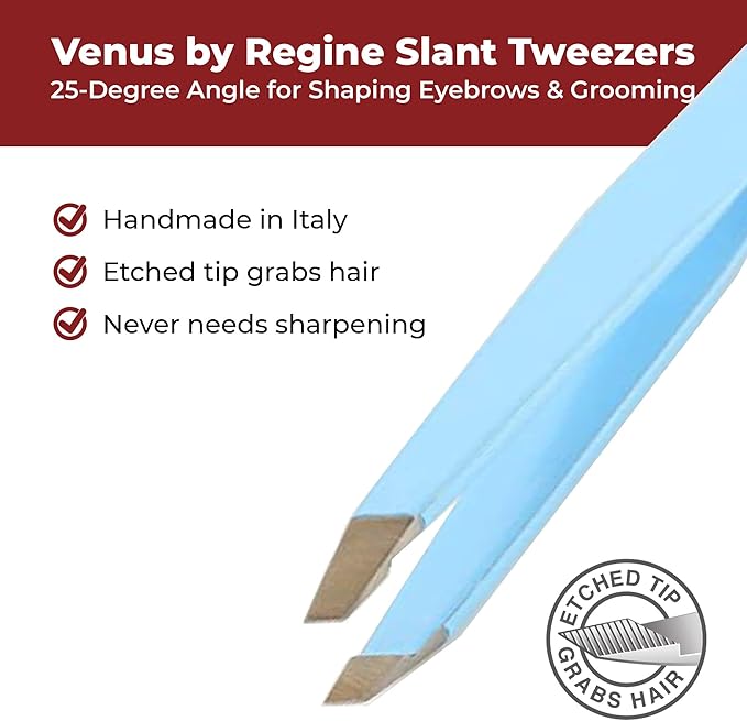 Venus by Regine Slant Tweezers, Blue