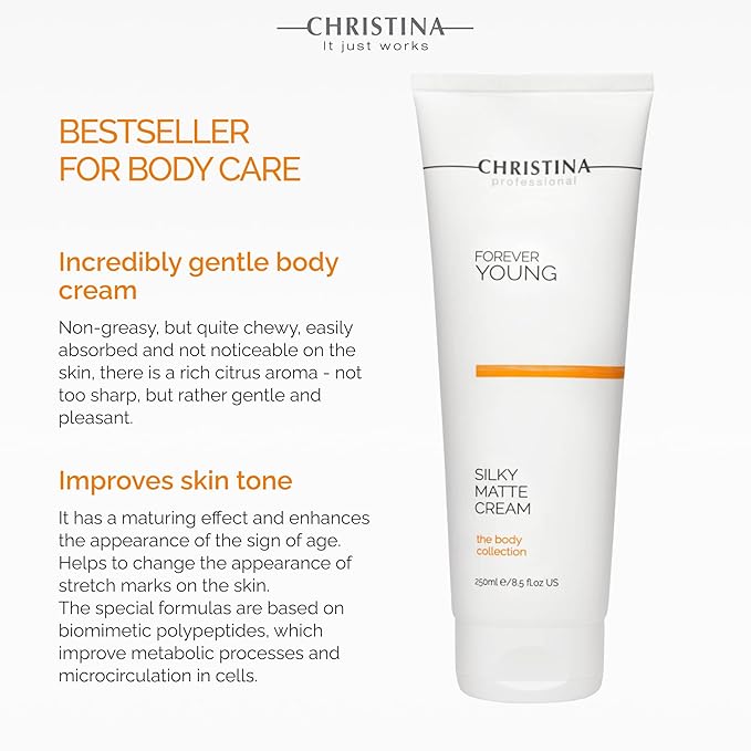 CHRISTINA- Forever Young - Silky Matte Cream For All Skin Types 250ml