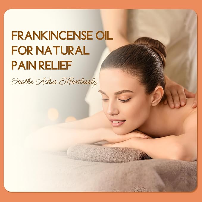 LOTUSJOY Frankincense and Myrrh Essential Oil, for Skin, Hair, 2 x 1 Oz