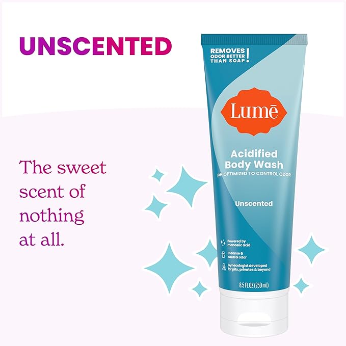 Lume Acidified Body Wash - 8.5 oz, 2 pk (Unscented)