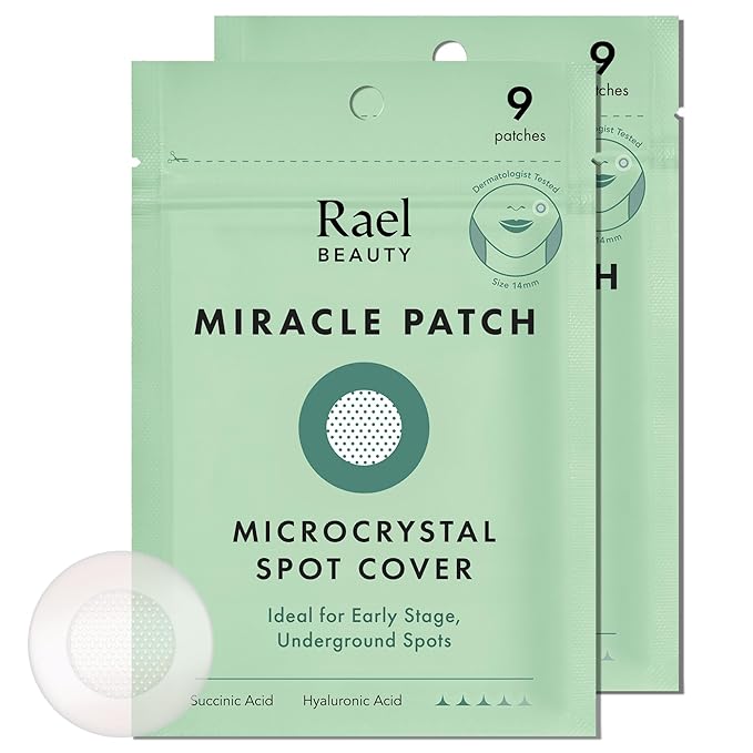 Rael Miracle Microcrystal Spot Cover Hydrocolloid Pimple Patches (18 Ct)