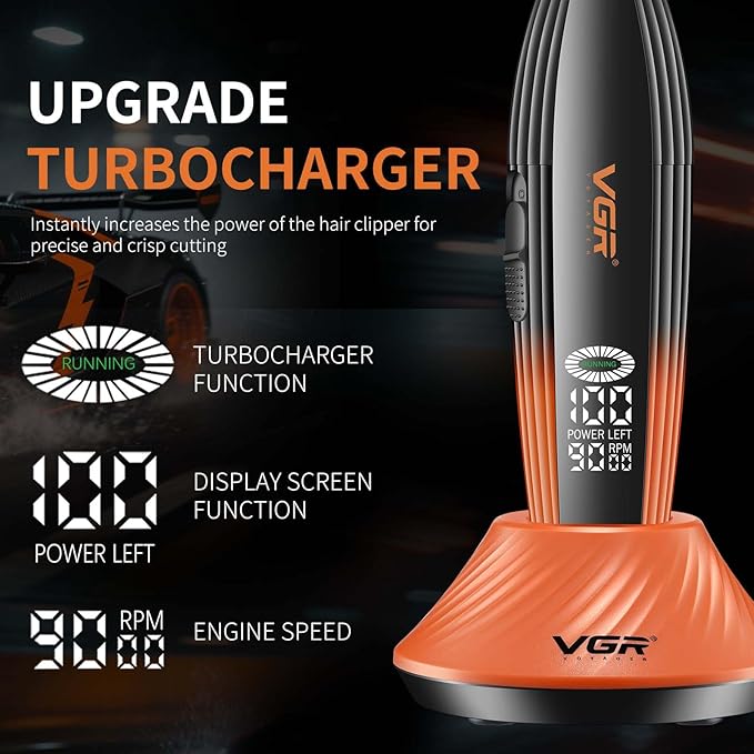 VGR 889T Professional Hair Trimmer for Men with Zero-Gap T-Blade