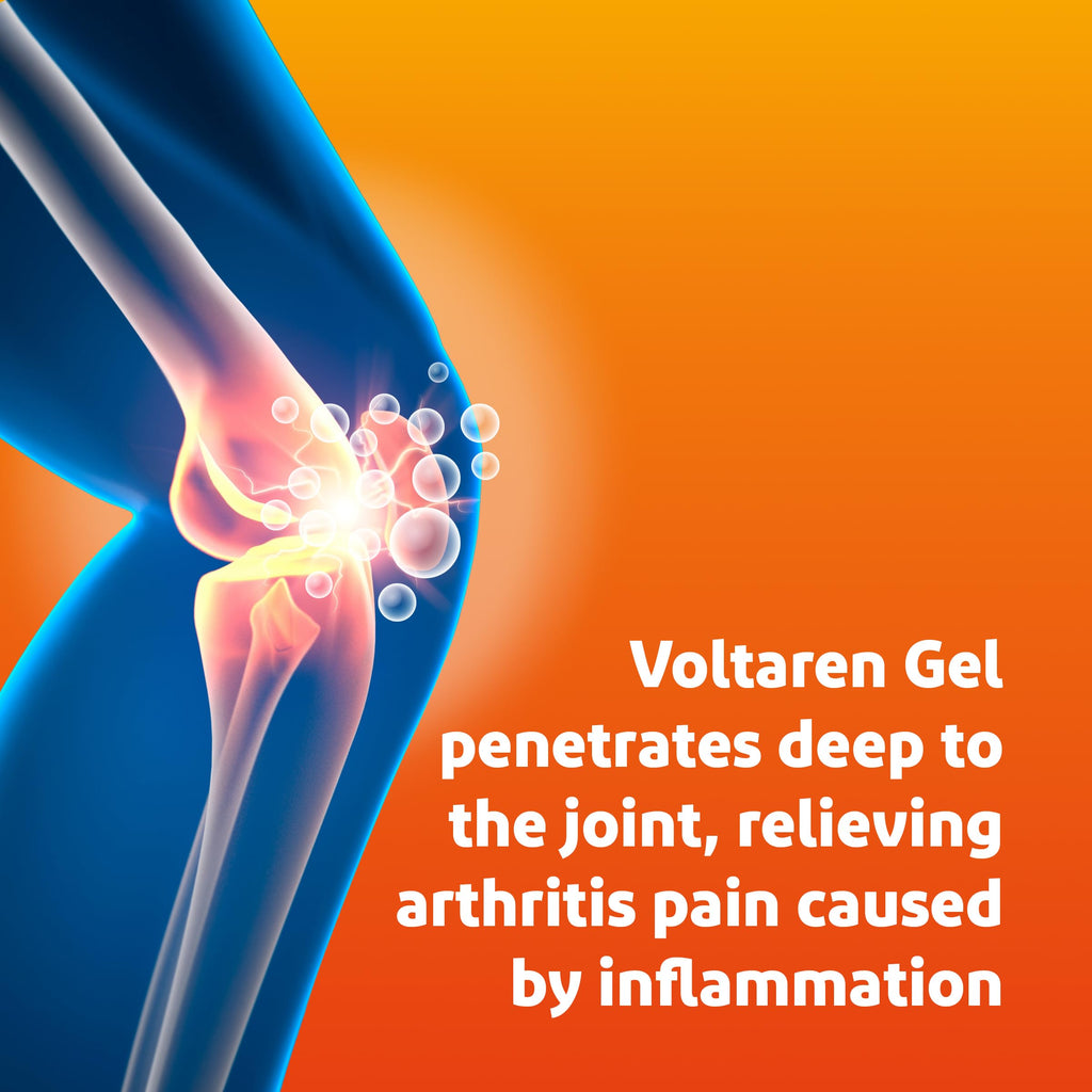 Voltaren Arthritis Pain Gel, Diclofenac Pain Relief Cream, 100 g, 2 Pack