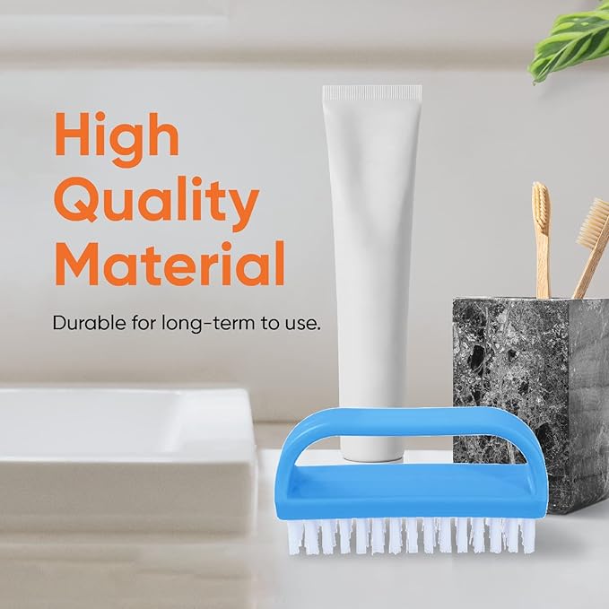 Nail Brush for Cleaning Fingernails, Nail Scrubber Brush, Toe Foot Hands Fingernail Brush Cleaner- Small Scrub Brush- All-Purpose Stiff Cleaning Brush for Home, Kitchen, Work, 9 Pack - Superio
