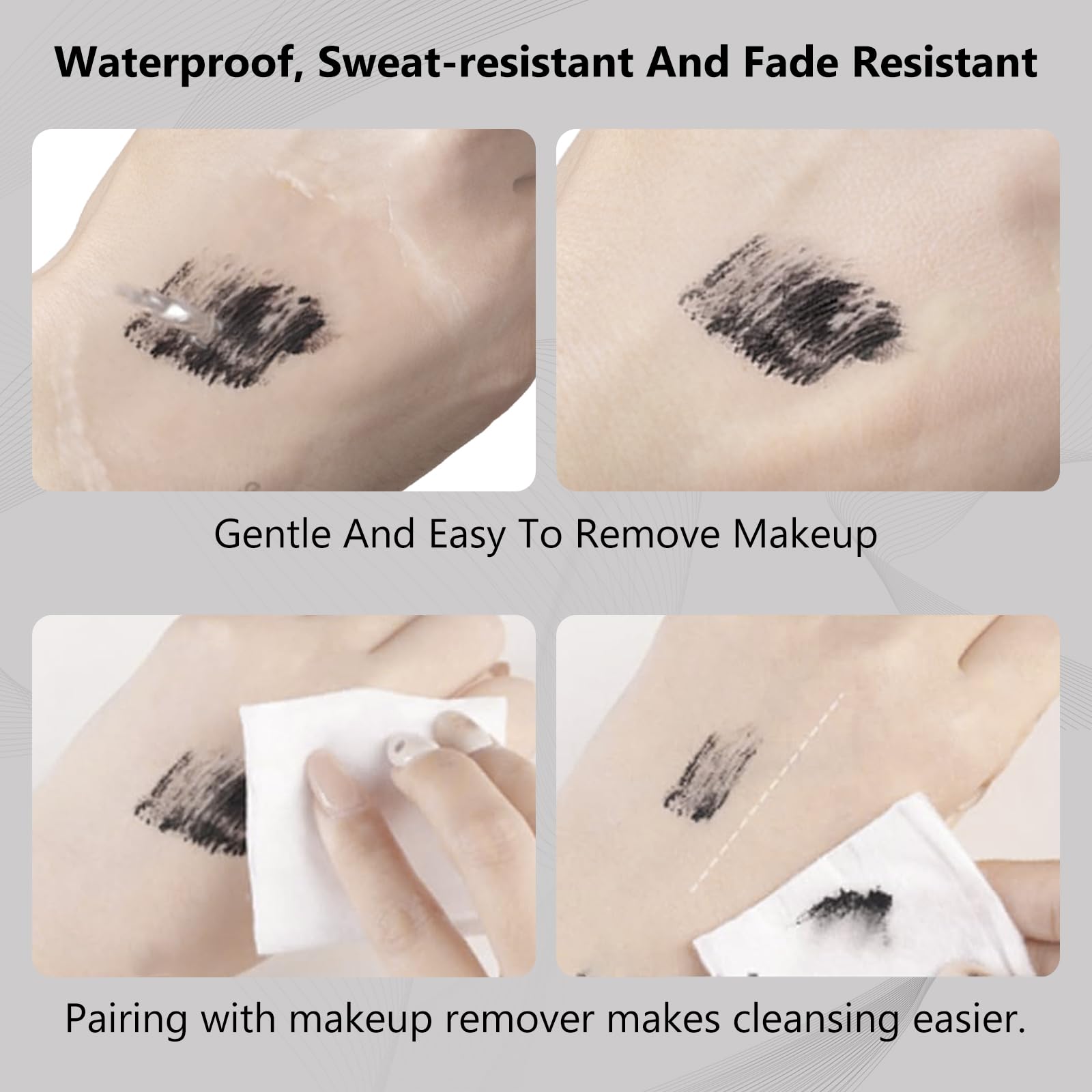 Black Mascara for Older Women 60 Plus, Prime Waterproof Volume and Length for Hypoallergenic Máscara with Long Lasting, Hypoallergenic, Lightweight for Sensitive Eyes-01