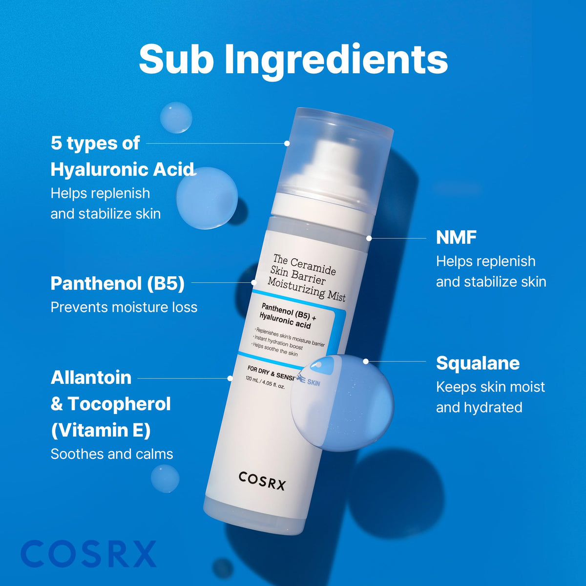 COSRX Barrier Cream Face Mist, Milky Toner for Face, 4.06 fl.oz