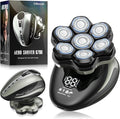 Head Shavers for Bald Men: Update Electric Rotary Shavers with LED Display, IPX6 Rechargeable Head Shaving with Fast Charging, Gray