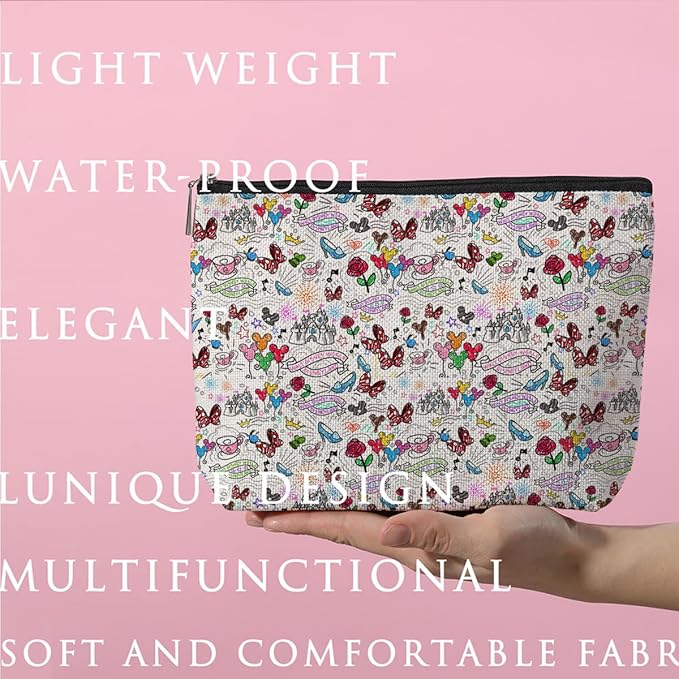 Cute Mouse Cartoon Makeup Bag Magic Cartoon Cosmetic Bags for Women