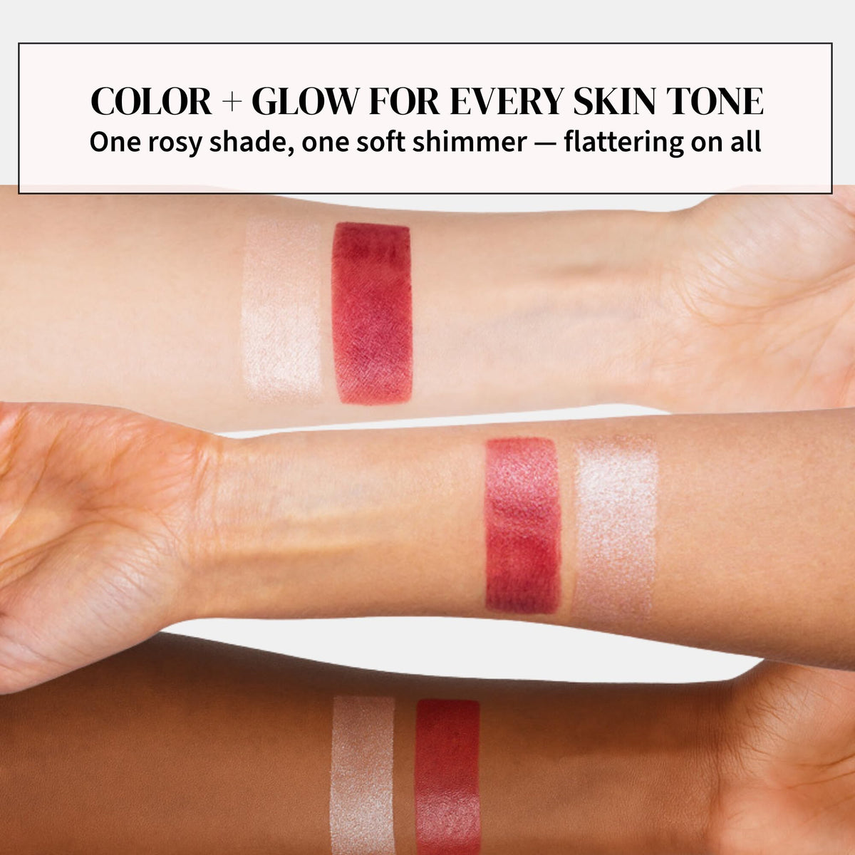 Vibriance Makeup Simplified Bundle, Cream Blush and Highlighter Stick