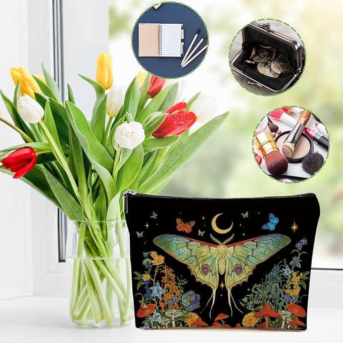 DHKG Butterfly Makeup Bag Butterfly Gifts for Women Girls Friend Daughter