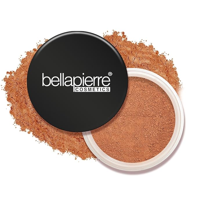 bellapierre Mineral Foundation SPF 15 - Loose Powder Foundation, Full Coverage Mineral Makeup with Matte Finish, Vegan, Cruelty Free, Hypoallergenic, Oil Free, Talc Free, 0.32 oz - Acorn