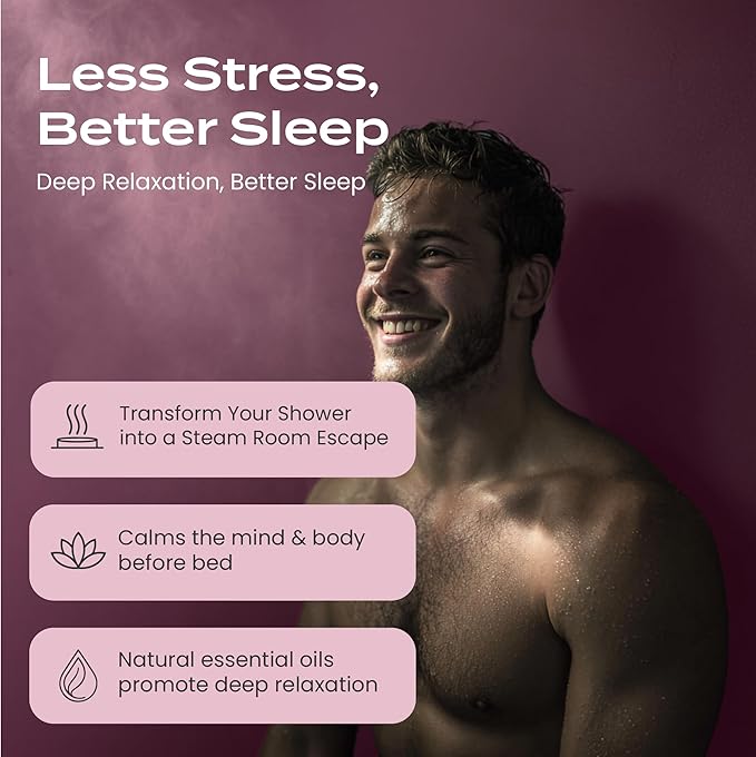BodyRestore Shower Steamers Aromatherapy, Gifts for Women, Amore 15 Pack