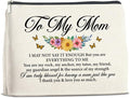 UPNEGE Mom Gifts Makeup Bag Christmas Birthday Thanksgiving Gifts for Mother Mom Cosmetic Bag Zipper Makeup Pouch