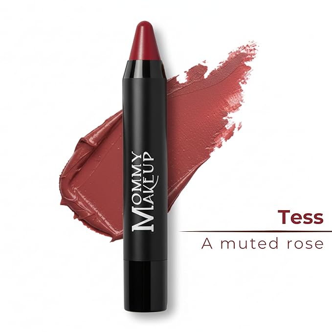 Mommy Makeup Triple Sticks Lipstick, Cream Blush & Treatment All-in-One