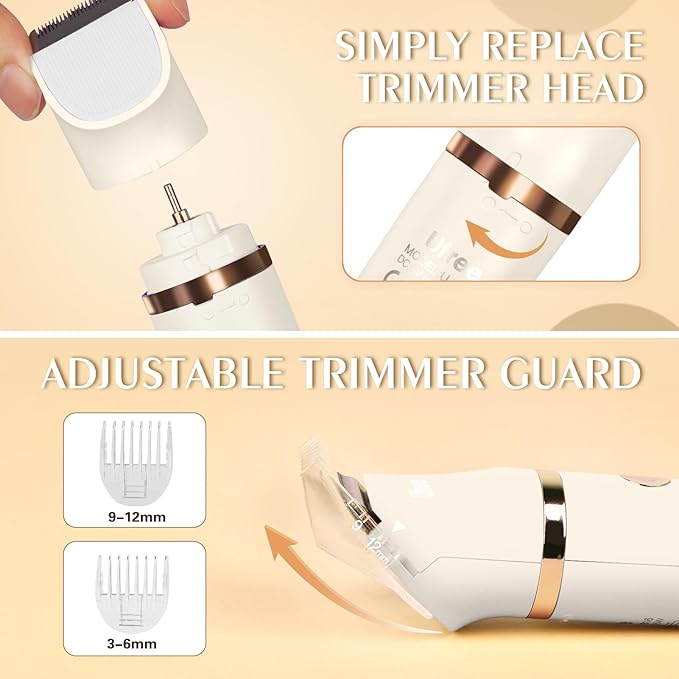 Ufree 3-in-1 Bikini Trimmer Electric Razors for Women, Body Hair Trimmer