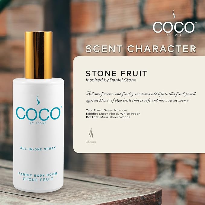 COCO by Stone 5oz All-in-One Spray Stone Fruit Fabric & Room Mist