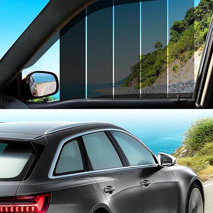 TOYOCO Ceramic Car Window Tint Film, 35% VLT, 20" x 20FT Window Privacy Film, No Signal Interference, 99% UV Protection & Scratch-Resistant for Side & Rear Windows, DIY Install