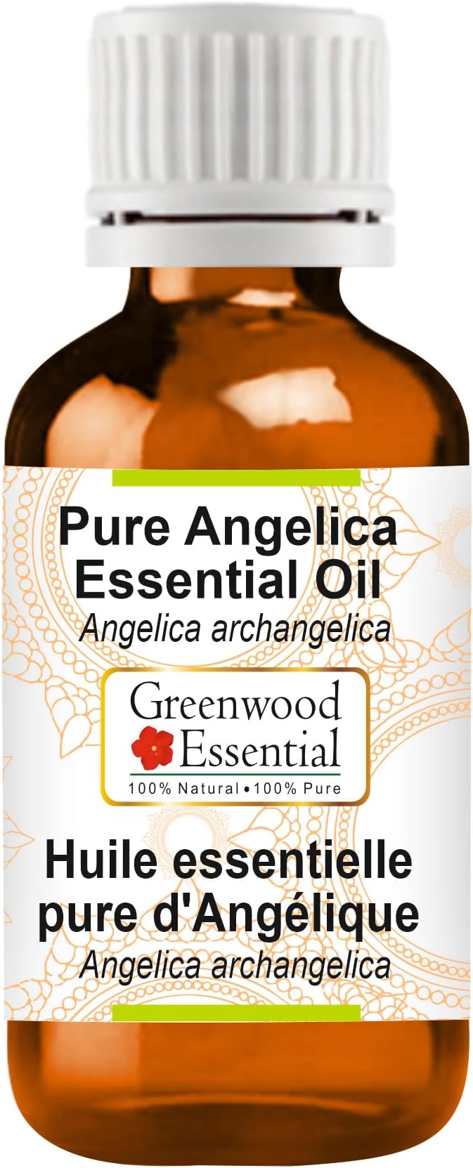 Greenwood Essential Pure Angelica Essential Oil (Angelica archangelica) Steam Distilled 50ml (1.69 oz)