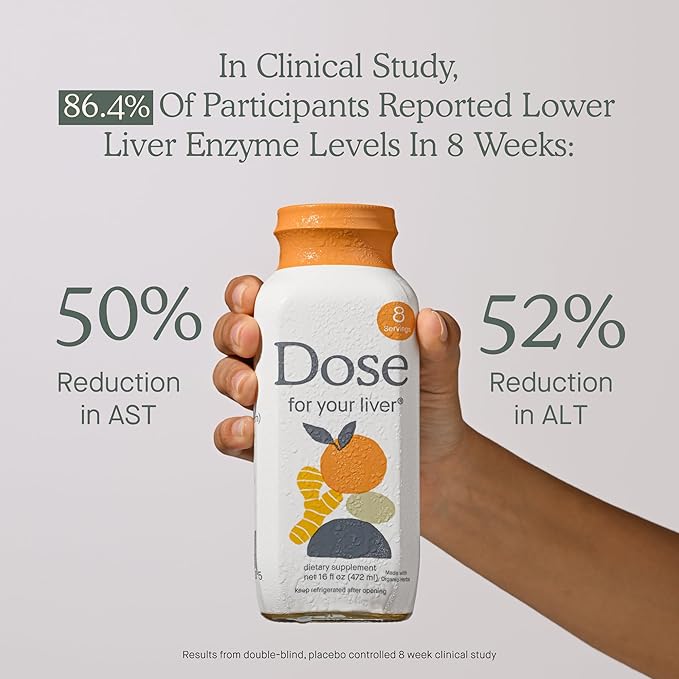 Dose for Your Liver Cleanse Detox & Repair, 16oz Bottle, 6 Pack
