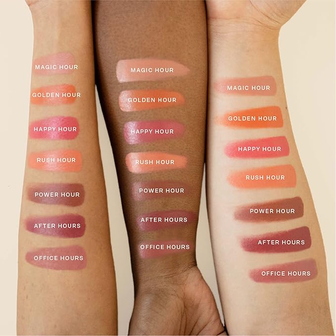 Tower 28 Beauty BeachPlease Cream Blush for Cheeks and Lips - Multi-Purpose Lip and Cheek Tint in Pink Blush - for Sensitive Skin – Color HAPPY HOUR, Luminous Finish