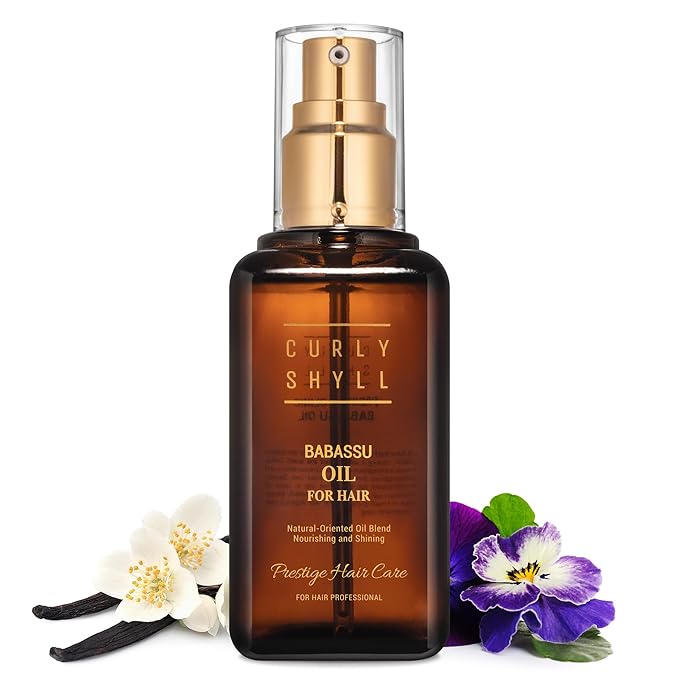 CURLYSHYLL Babassu Hair Oil, Lightweight Hair Oil for Dry Hair, 100ml