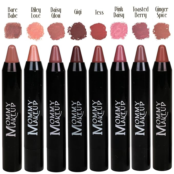 Mommy Makeup Triple Sticks Lipstick, Cream Blush & Treatment All-in-One