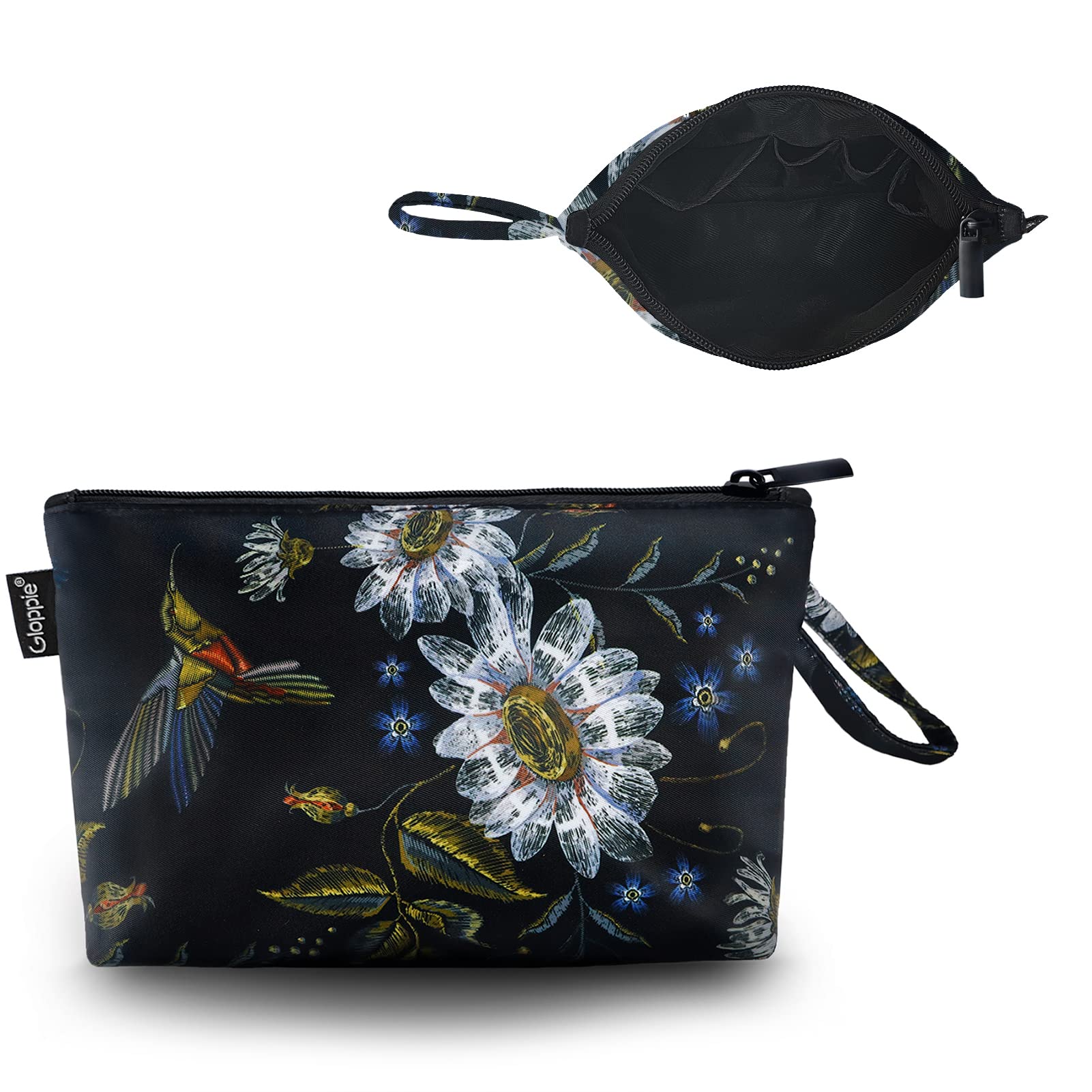 Gloppie Makeup Bag Small Cosmetic Bag for Purse Zipper Make Up Pouch