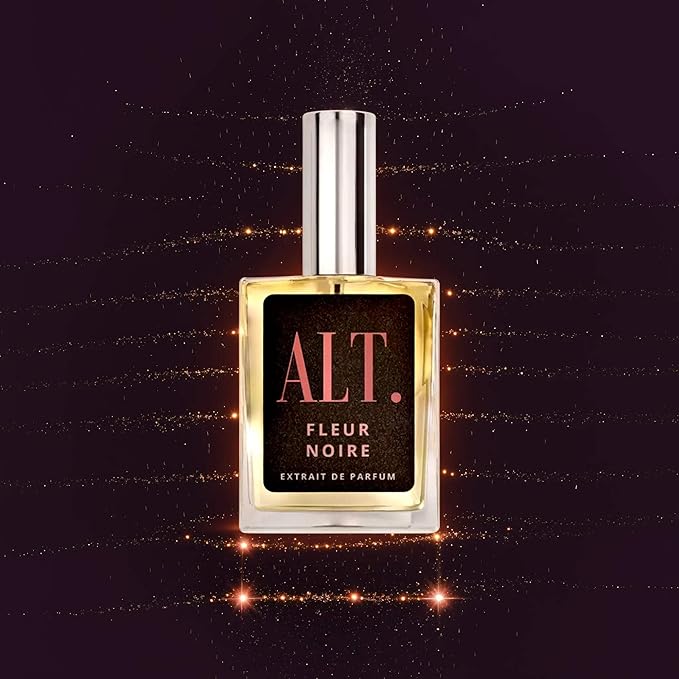 ALT. FRAGRANCES Fleur Noire - Inspired by Blk Opiu.m Perfume for Women, Extrait de Parfum, Long Lasting Fragrance with Coffee, Jasmine & Vanilla Notes, 100ml