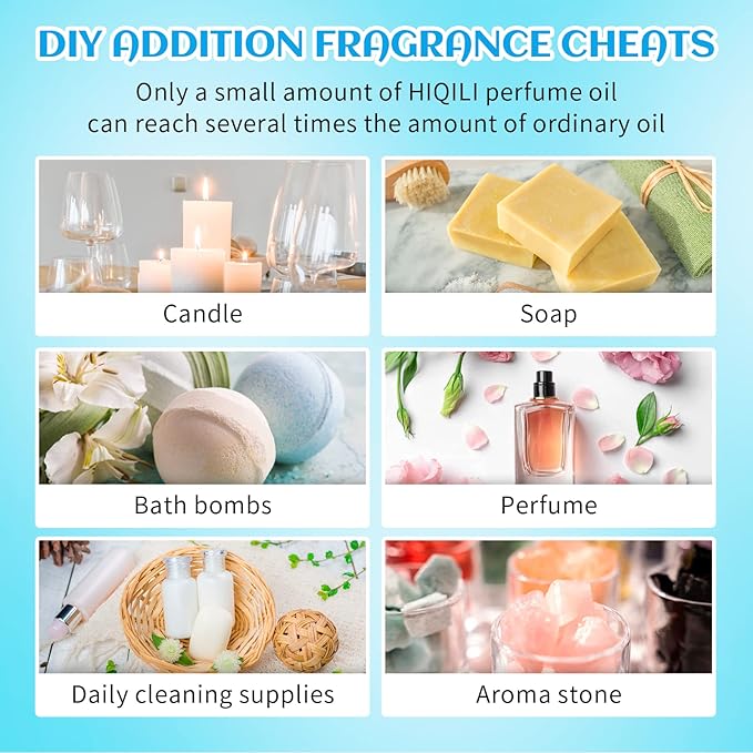 HIQILI Gold Coast Fragrance Oil for Diffuser, Candle & Soap