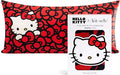Kitsch x Hello Kitty Satin Pillowcase - Size 19x36, Sea of Bows
