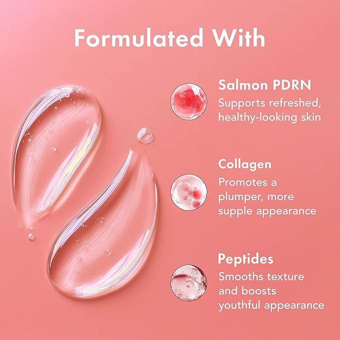 Rael Hydrogel Masks, Deep Hydration Skincare (Collagen PDRN, 4 Ct)