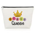 Bingo Gifts for Women Makeup Bag Bingo Lovers Gift Gambling Presents for Women Best Friend Sister Game Player Birthday Presents Casino Lovers Cosmetic Bag Christmas Graduation Travel Cosmetic Pouch