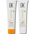 GK HAIR Travel Size Shampoo Conditioner set | Curly Hair Shampoo & Conditioner For Color Protection | Made with Aloe vera, Parki Butter | Free of Parabens Phthalates Sulfate Free 3.4 Fl Oz
