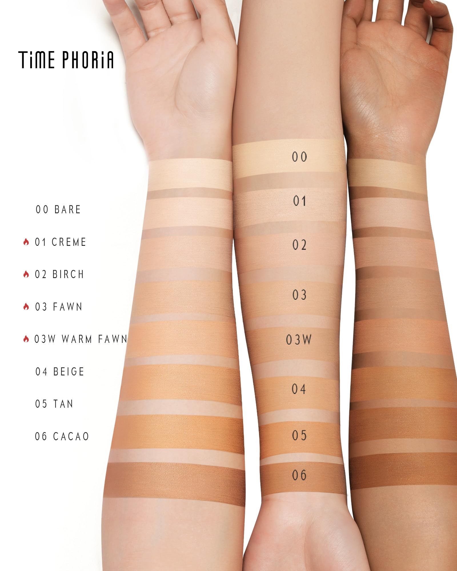 TIMEPHORIA Timeless Lumina Matte Cover Cushion Foundation -06 Cacao, Full Coverage Air Cushion, Lightweight & Natural Flawless Matte Finish, 12H Oil Control, Long-Lasting, Waterproof, Sweatproof