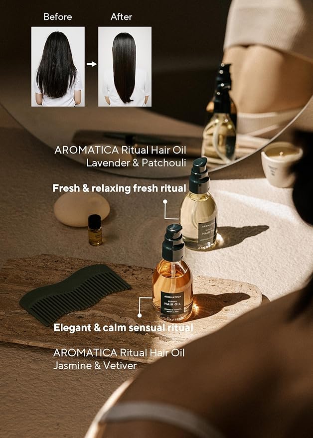 AROMATICA Ritual Jasmine & Vetiver Hair Oil (1.6 fl oz)