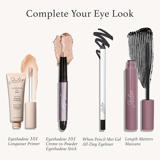 Julep Eyeshadow 101 Crème-to-Powder Duo, Pearl Shimmer and Rose Shimmer