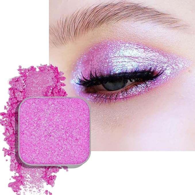 Fillwie Duochrome Chameleon Eyeshadow, Lilac With Pink & Blue Shift