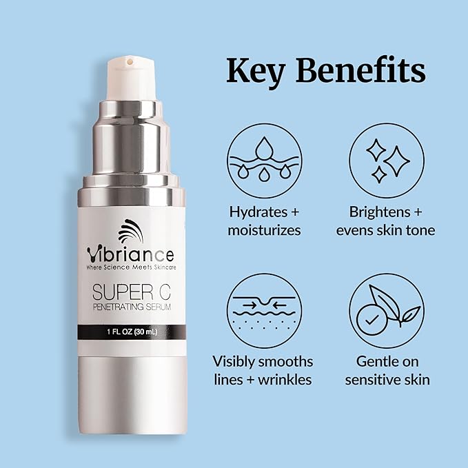 Vibriance Super C Vitamin C Serum for Mature Skin, 1 fl oz