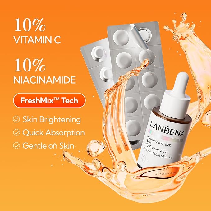 LANBENA Revolutionary Vitamin C Serum for Face, 1.05 Oz