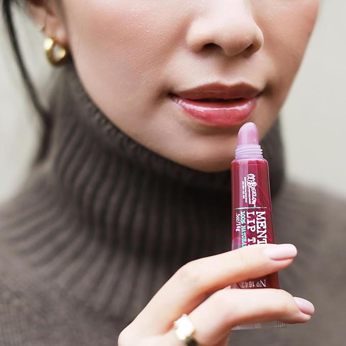 C.O. Bigelow Plum Mentha Lip Tint Trio, Pack of 3 Purple Tinted Lip Gloss