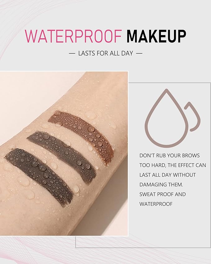 Yfulfill Eyebrow Pencils for Women - Waterproof, Dark Brown