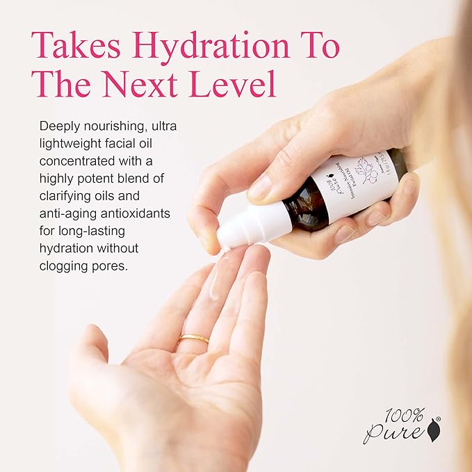 100% PURE Intensive Nourish Facial Oil Hydrating Face & Body Moisturizer
