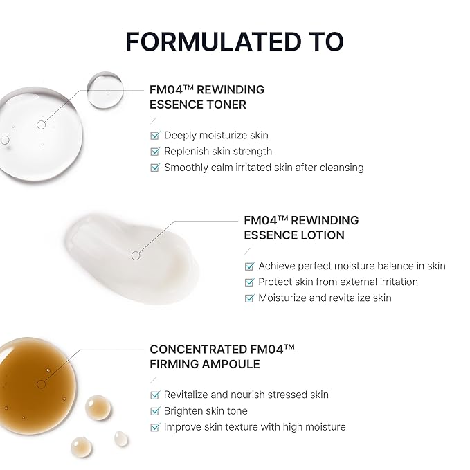 RADIPAIR FM04 REWINDING Essence Toner, 3.72 fl oz | Nourishing and Hydrating Toner for Sensitive Skin, Korean Skin Care Toner for Face with Patented Raw Materials TFM