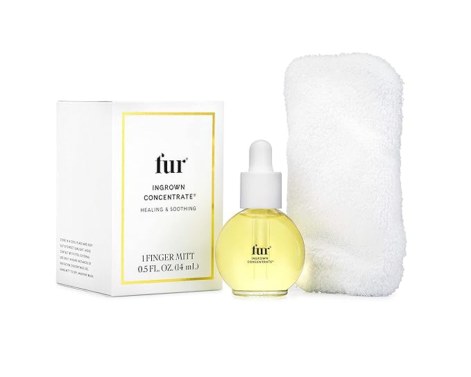 Fur Ingrown Concentrate Kit | Exfoliating Oil & Eliminator Mitt | 0.5fl oz