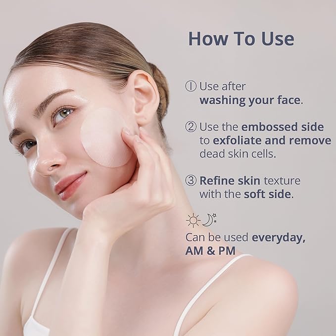 Re.SPN PHA Glass Skin Toner Pads | Succinic Acid, CICA, Vegan (7ct)