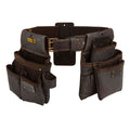 OX Framing Leather Tool Belt + Suspenders - Carpenter Tool Belt Rig- Size L