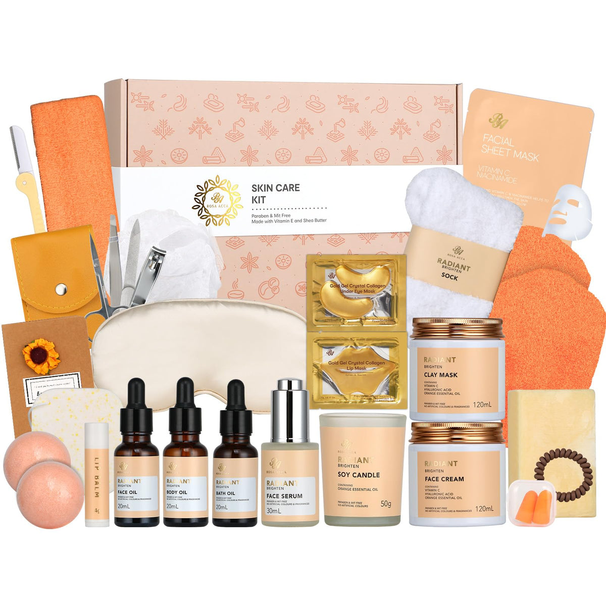 Gifts for Women & Men, 30Pcs Birthday Gift for Women, Face Skin Care Set
