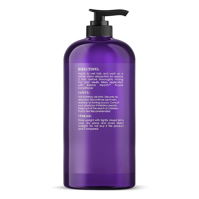 Botanic Hearth Purple Shampoo -16 Fl oz Each