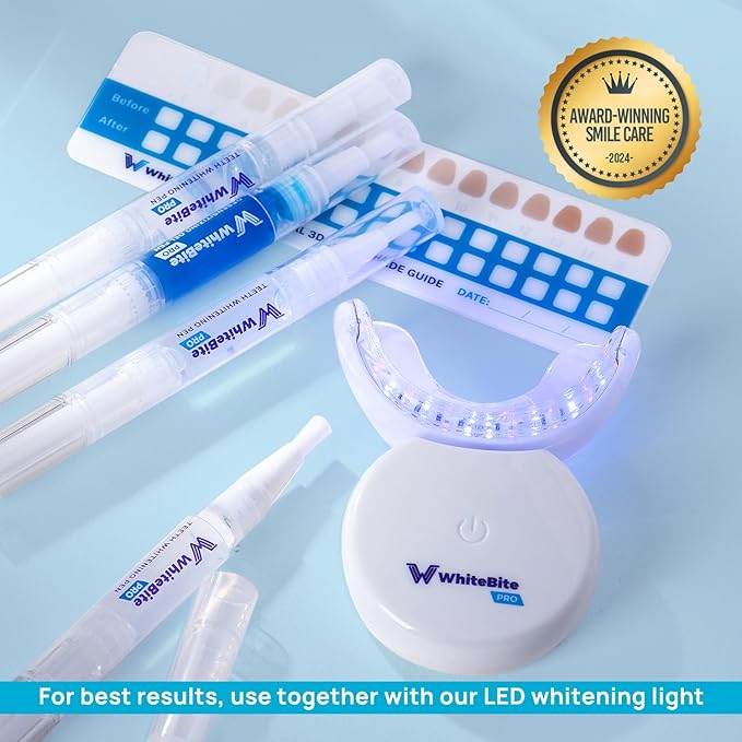 WhiteBite Pro Teeth Whitening Pens for Sensitive Teeth (4 Pens)