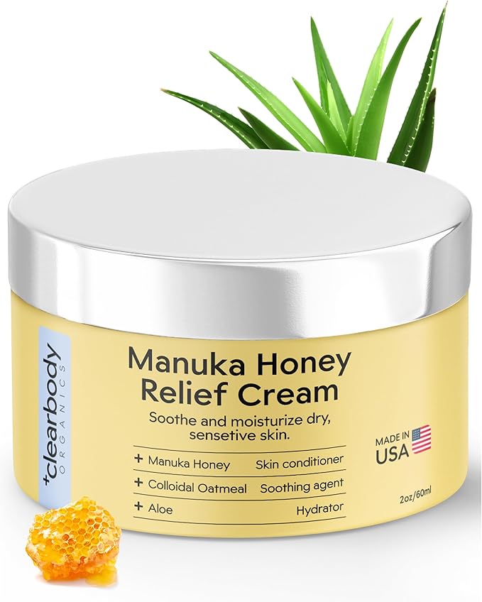 Clearbody Organics Manuka Honey Gel Cream for Eczema (2 fl oz)